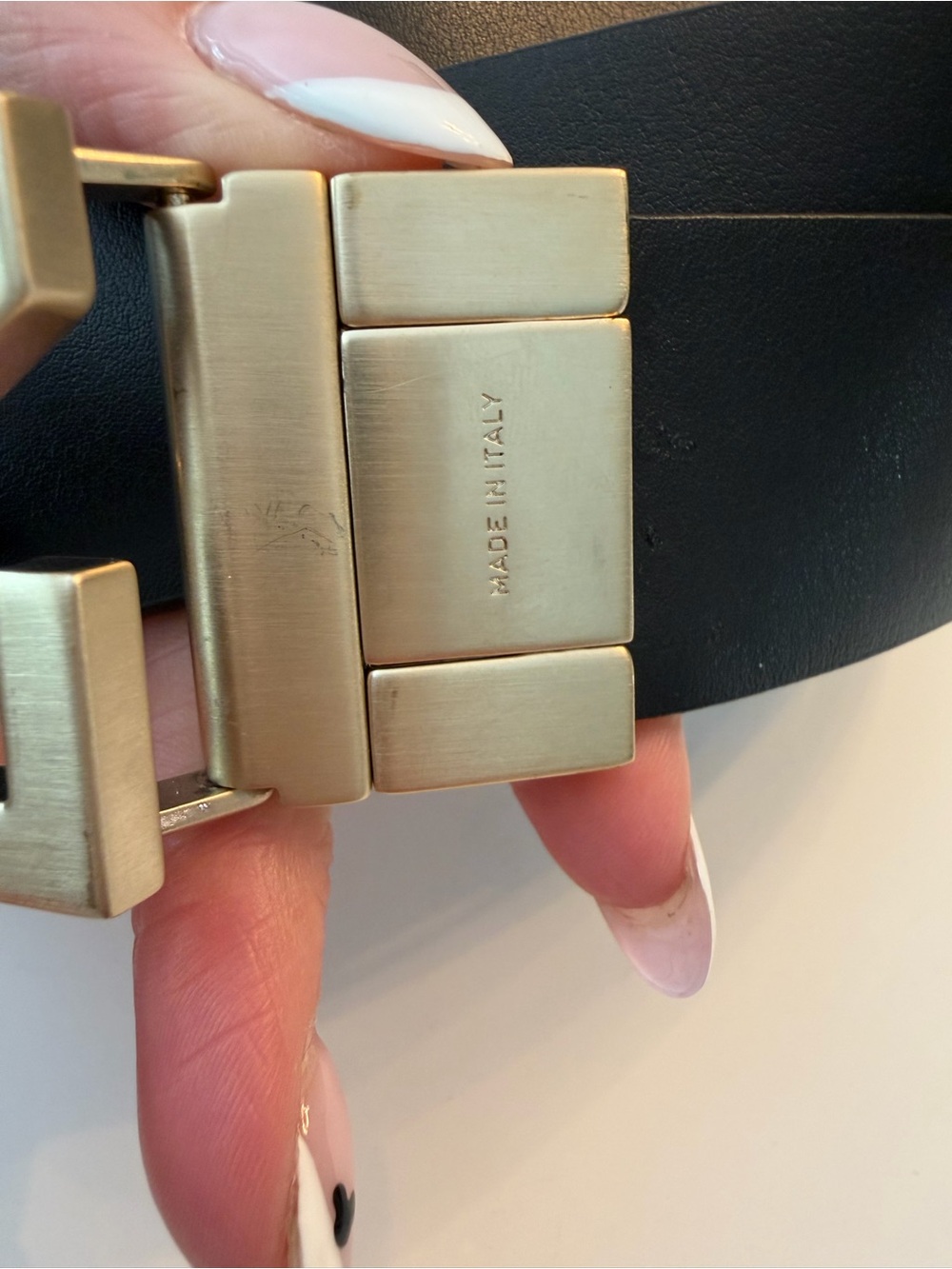 EUC! Zegna Grained Leather Reversible - Picture 5 of 15